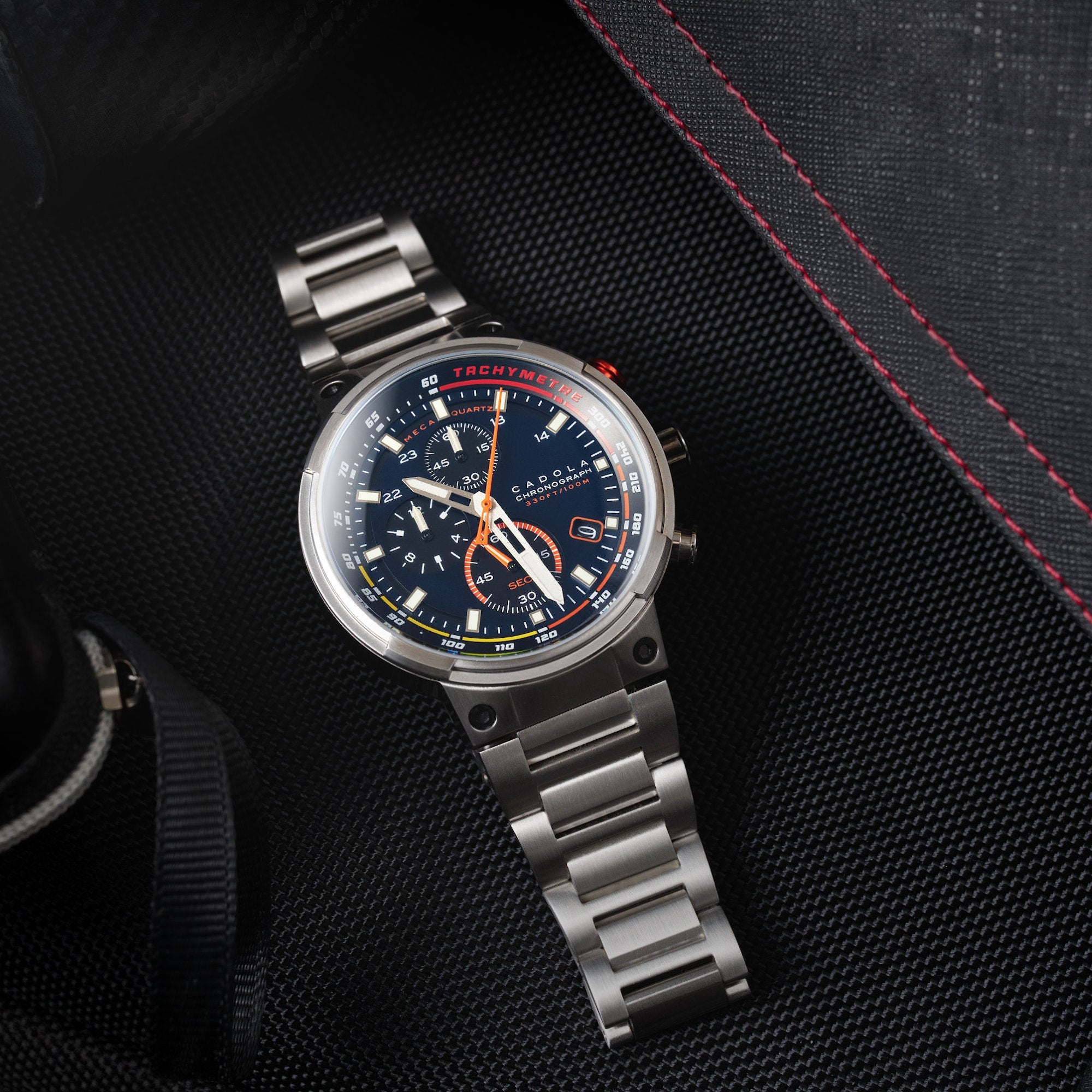 Surtees Meca Quartz Chronograph Cobalt Cascade