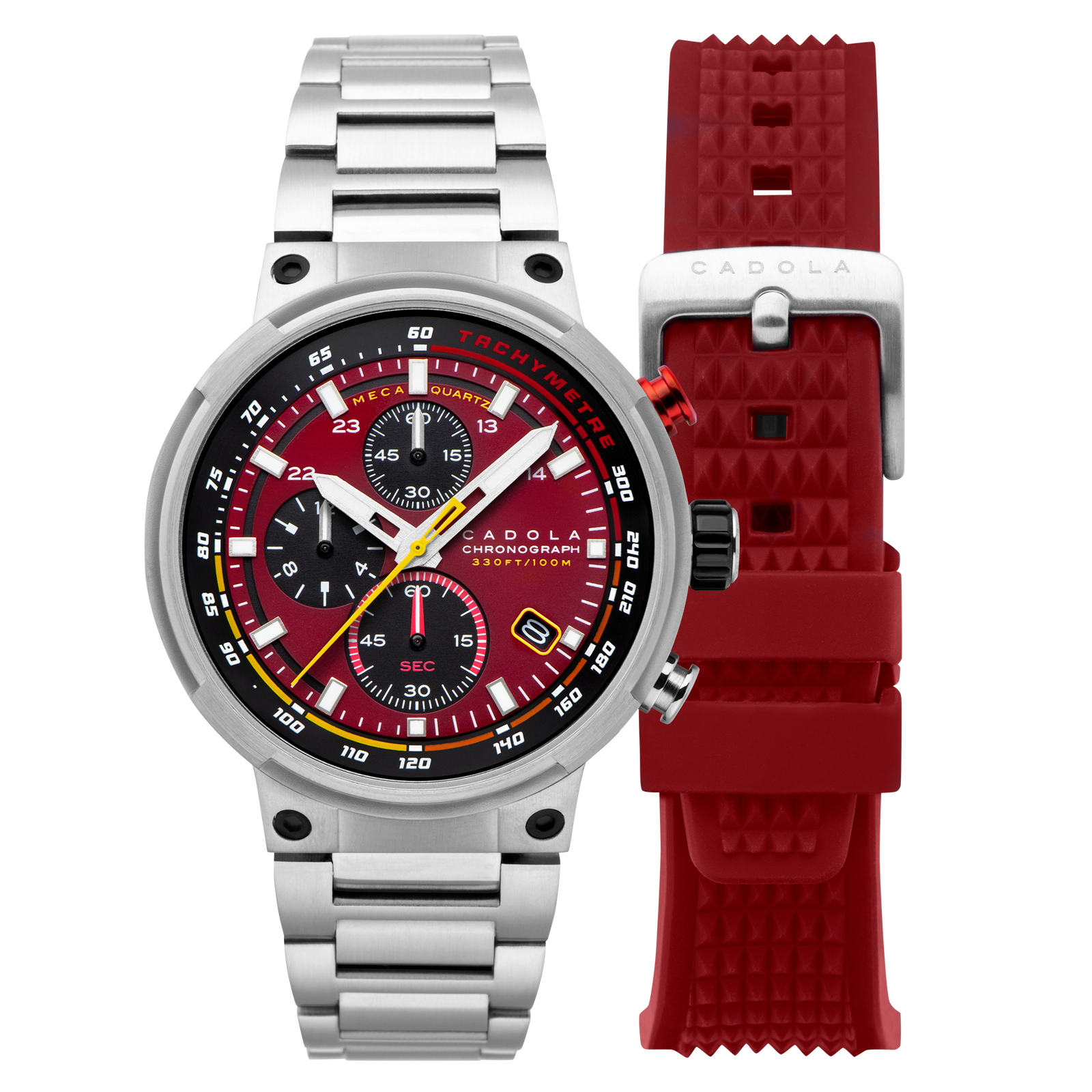 Surtees Meca Quartz Chronograph Diablo Red