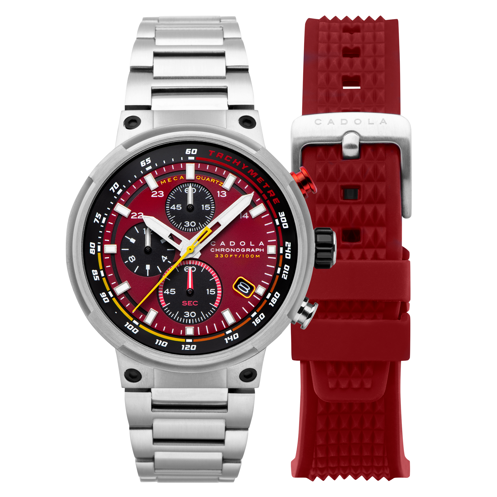 Surtees Meca Quartz Chronograph Diablo Red