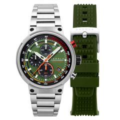 Surtees Meca Quartz Chronograph Grid Green