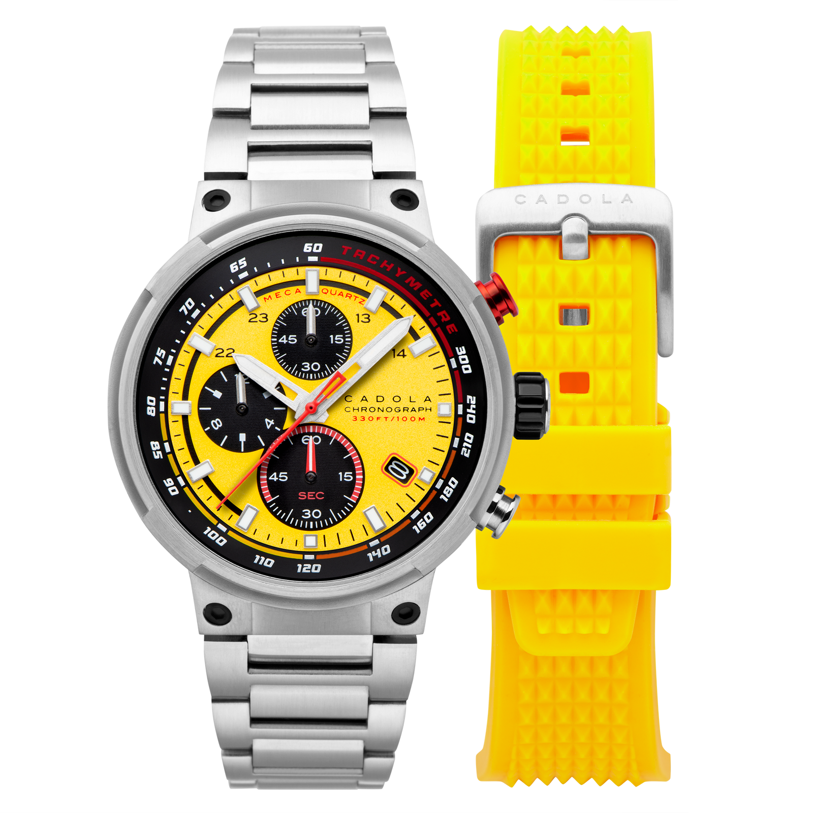 Surtees Meca Quartz Chronograph Hazard Yellow