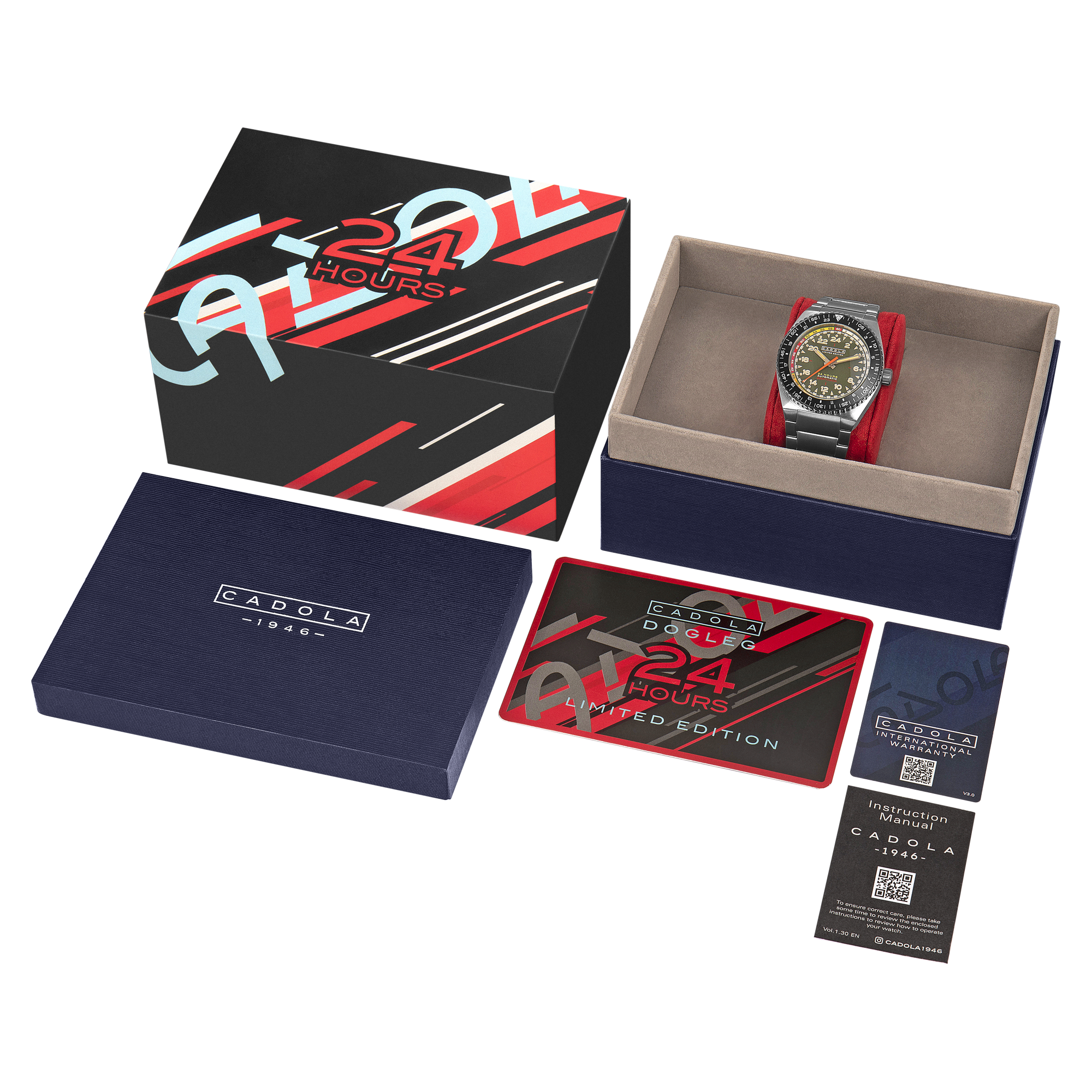 Dog Leg Automatic Olive Green