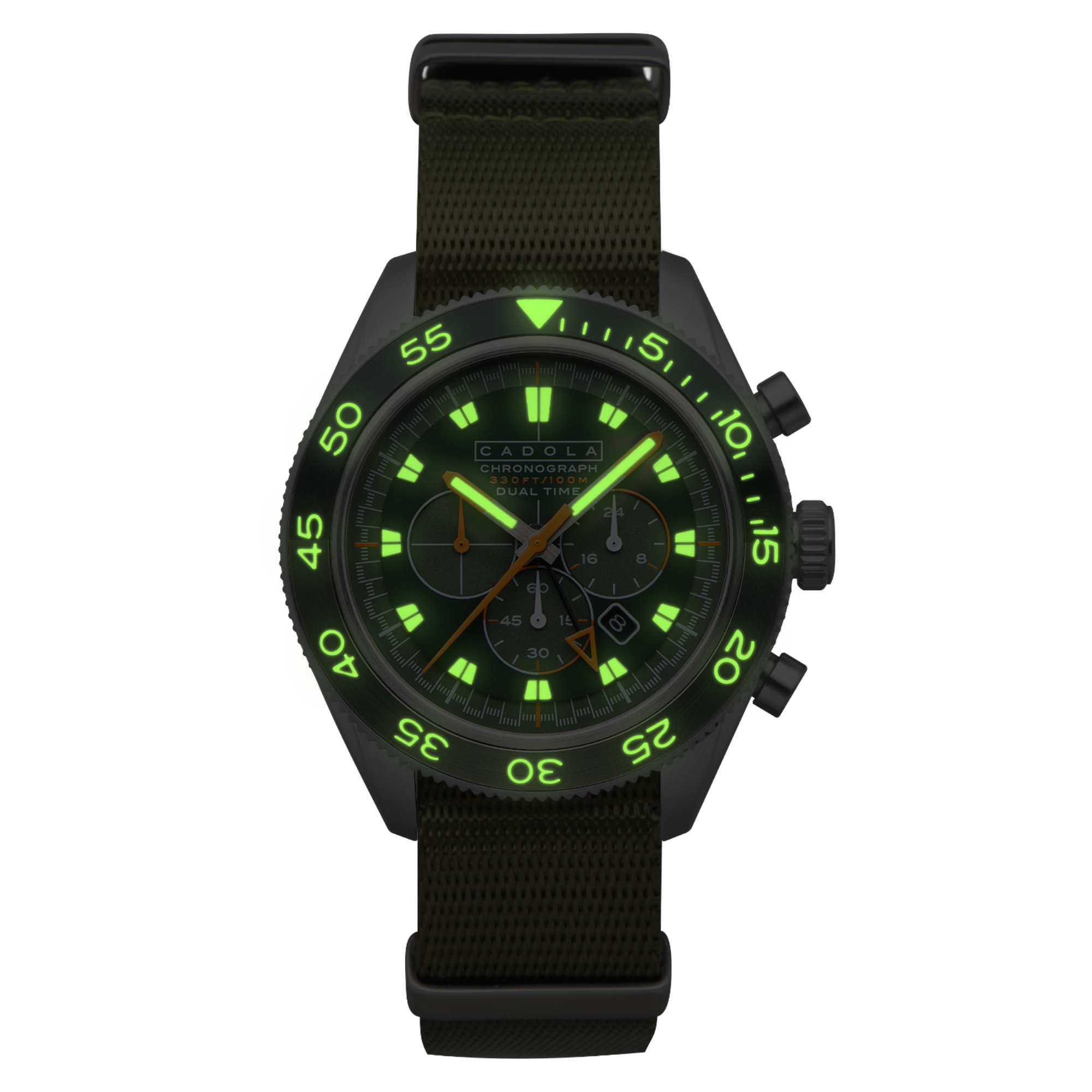 Ahrens Chronograph Track Green