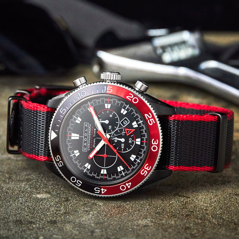 Ahrens Chronograph Eclipse Red