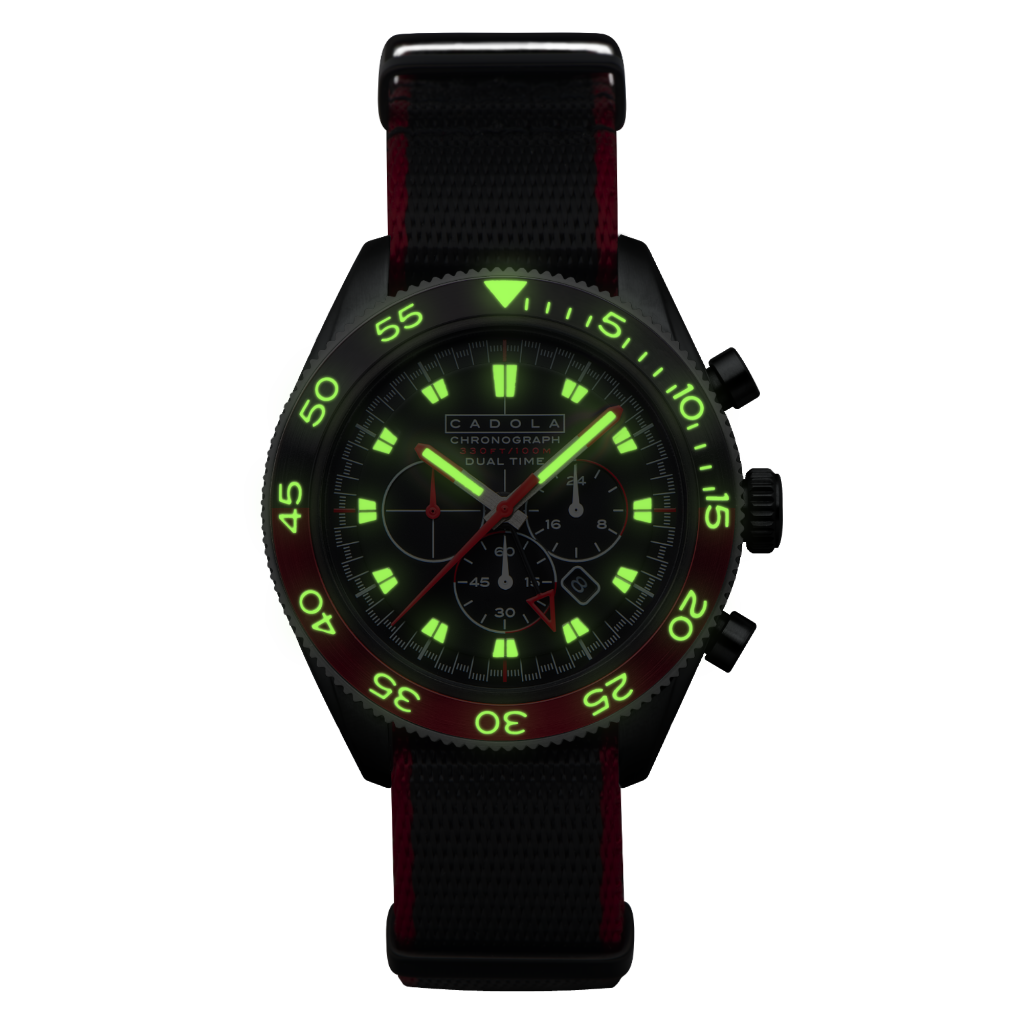 Ahrens Chronograph Eclipse Red