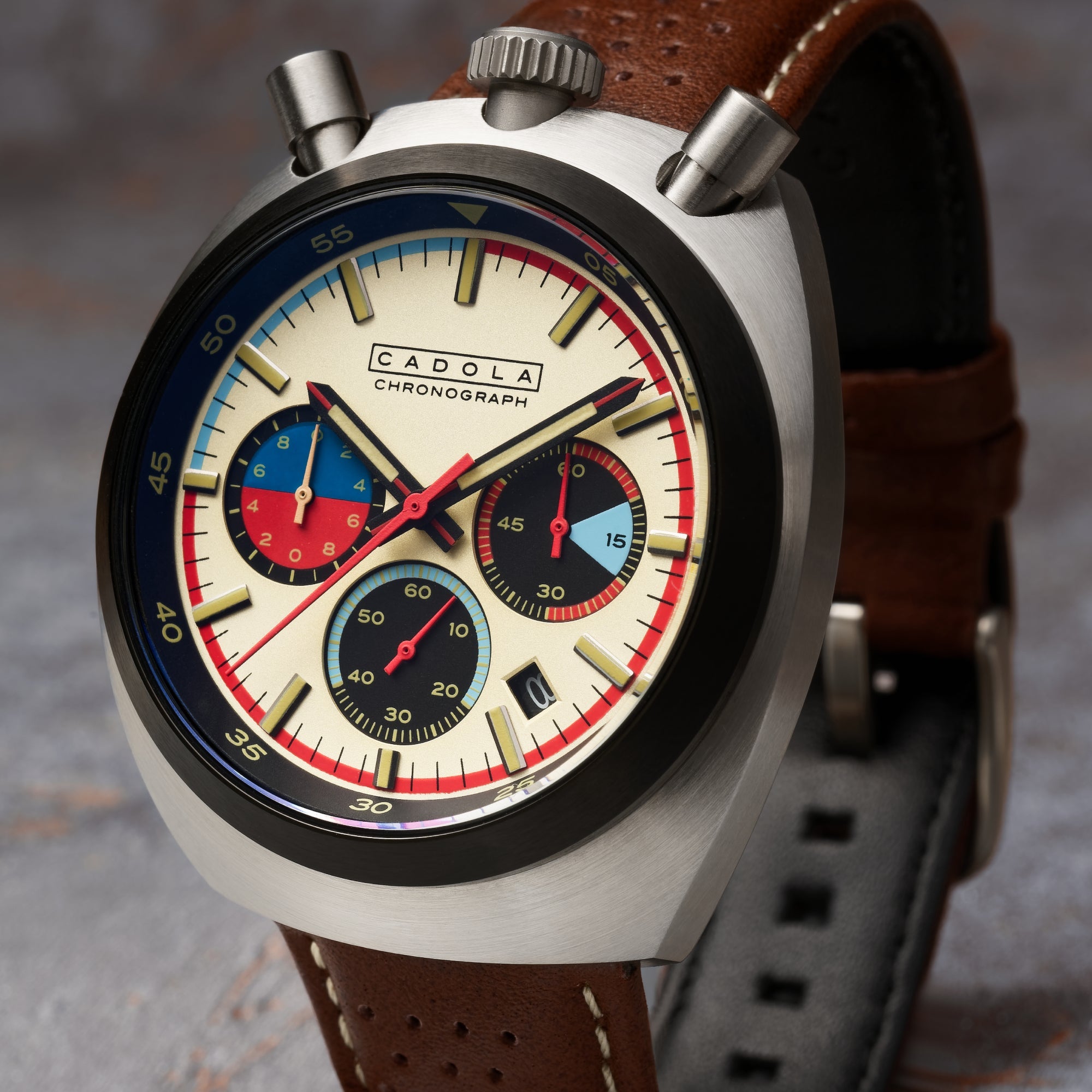 Testa Di Toro Chronograph Beige Burnout