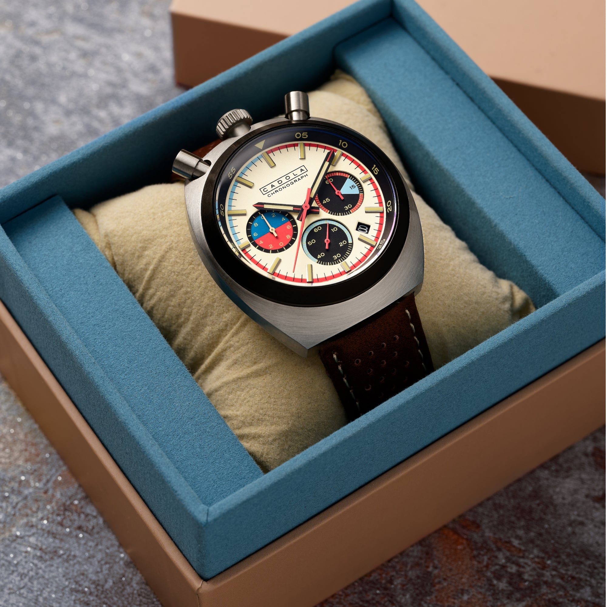 Testa Di Toro Chronograph Beige Burnout