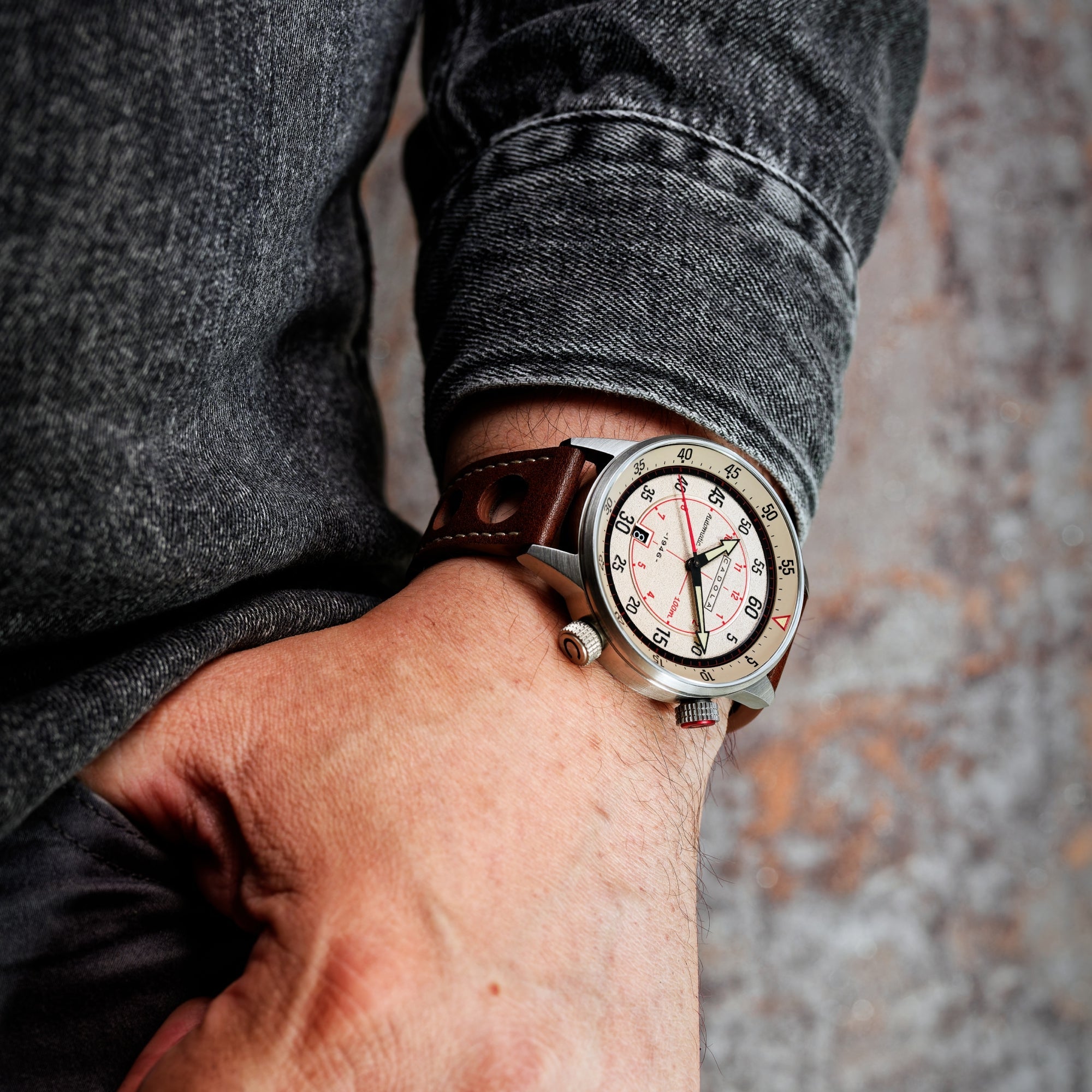 Rally Timer Automatic Dove Grey