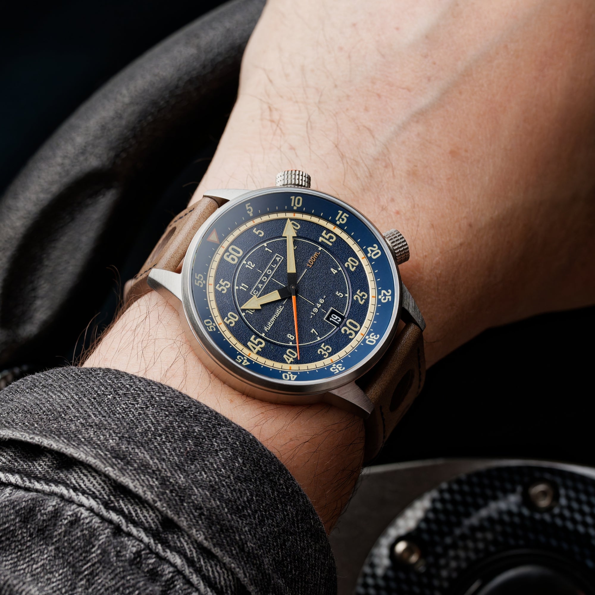 Rally Timer Automatic Denim Blue