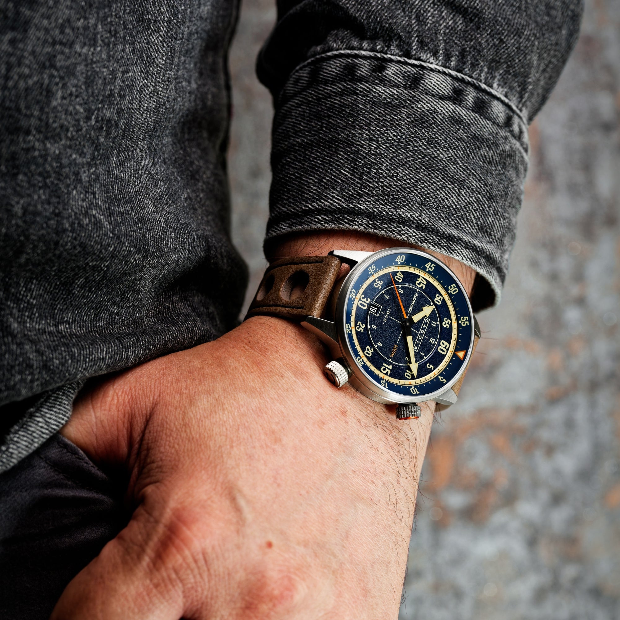 Rally Timer Automatic Denim Blue