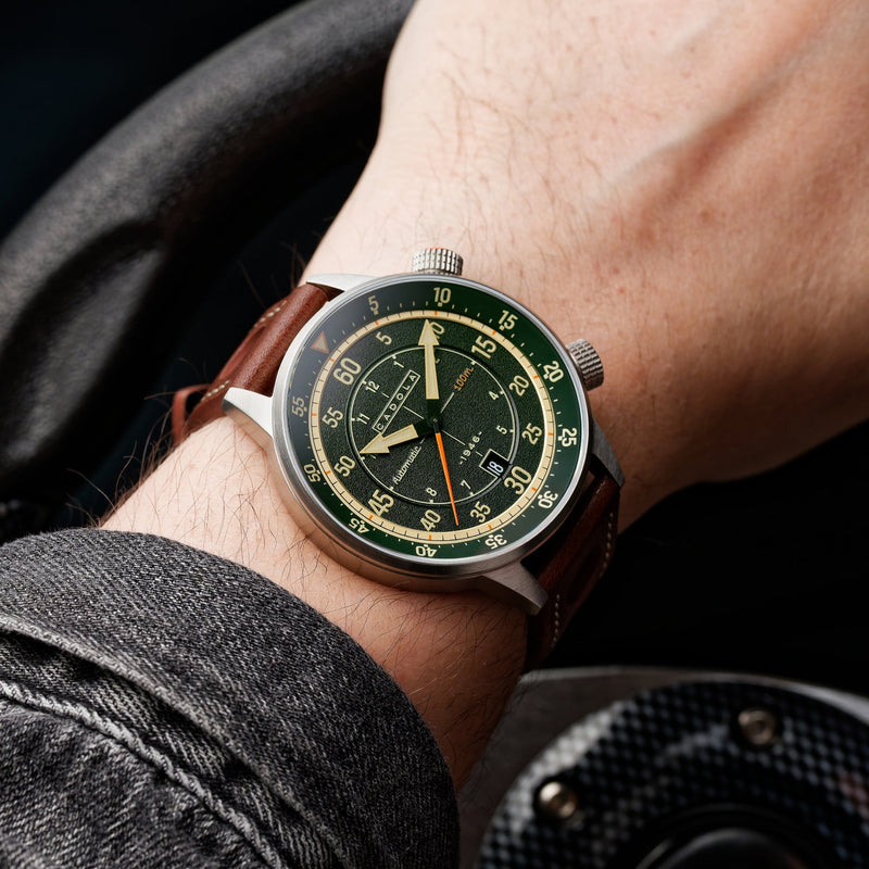Rally Timer Automatic Bottle Green