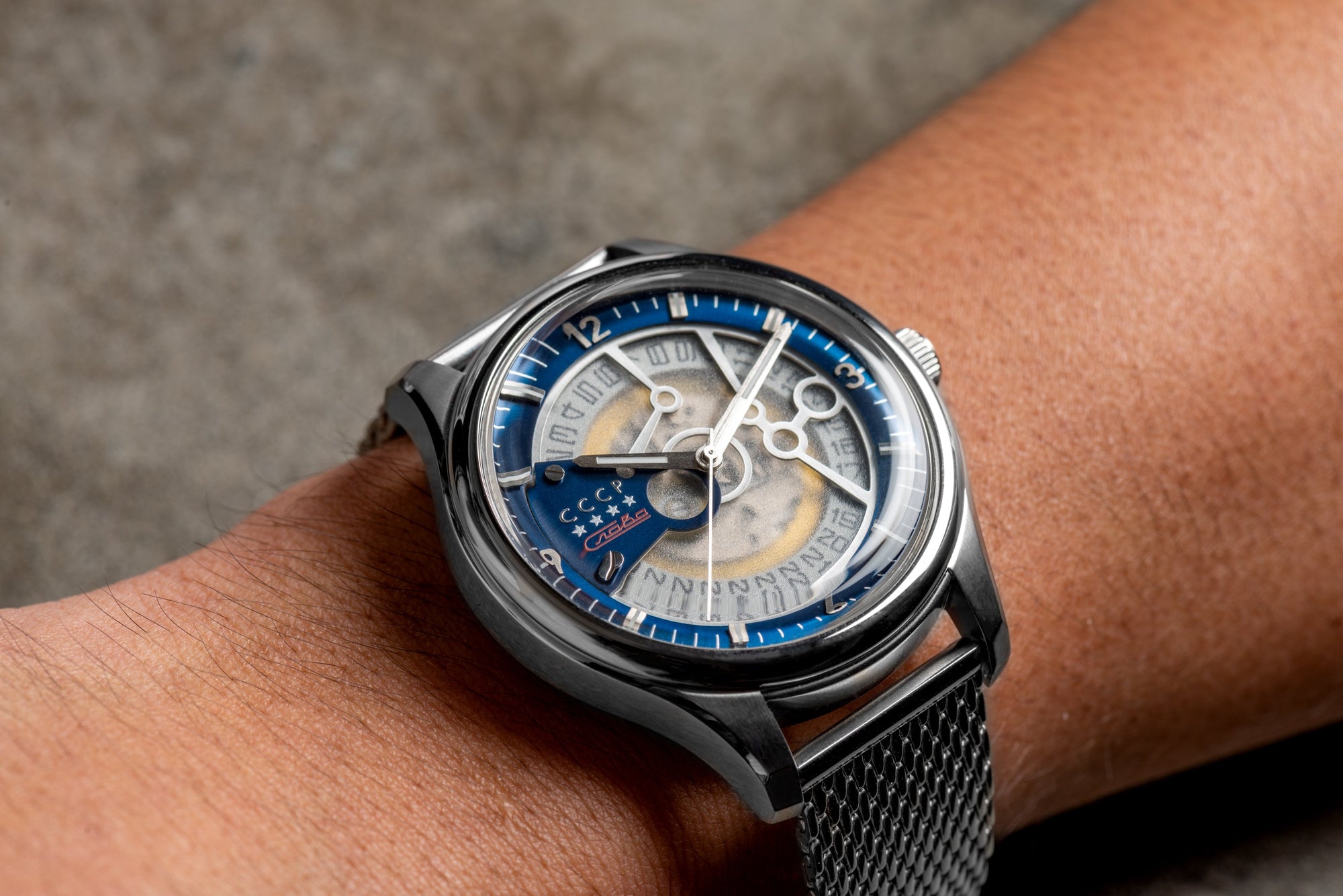 Sputnik-2 Blue / Steel