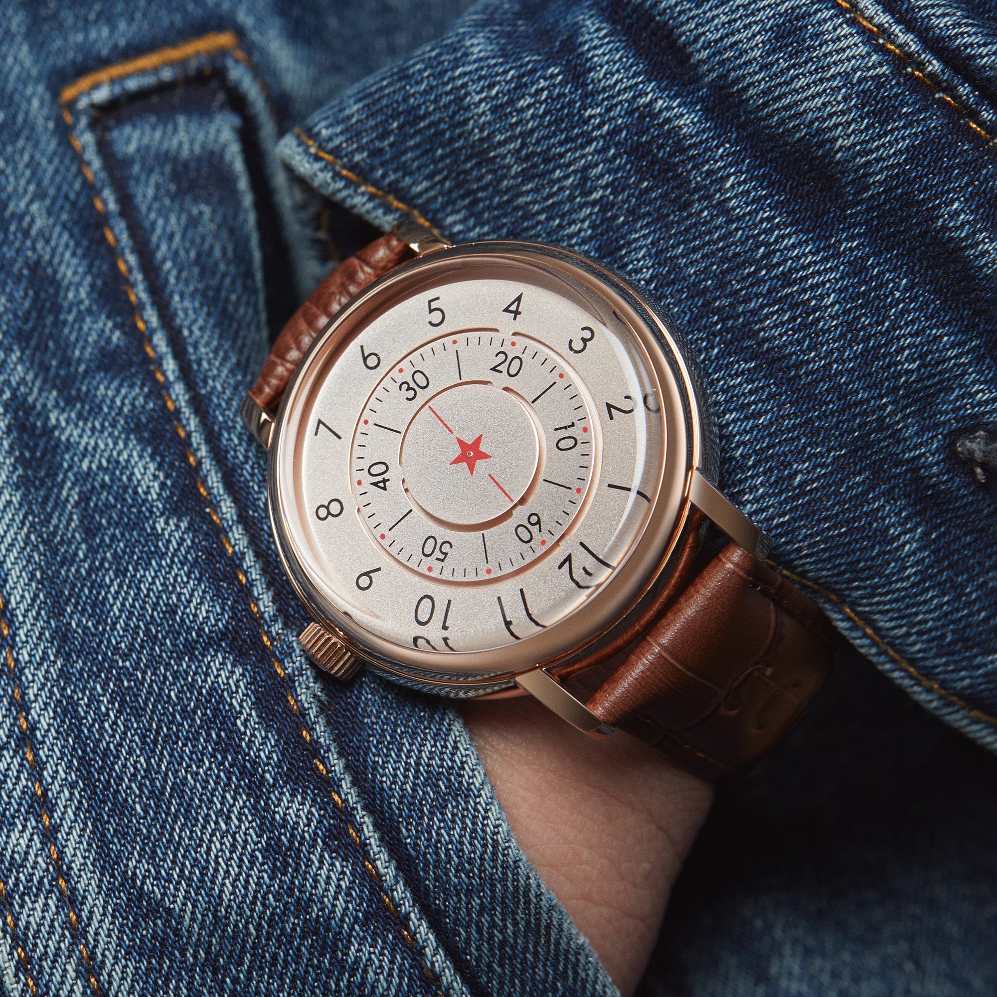 Aleksandrov Rose Gold / Brown