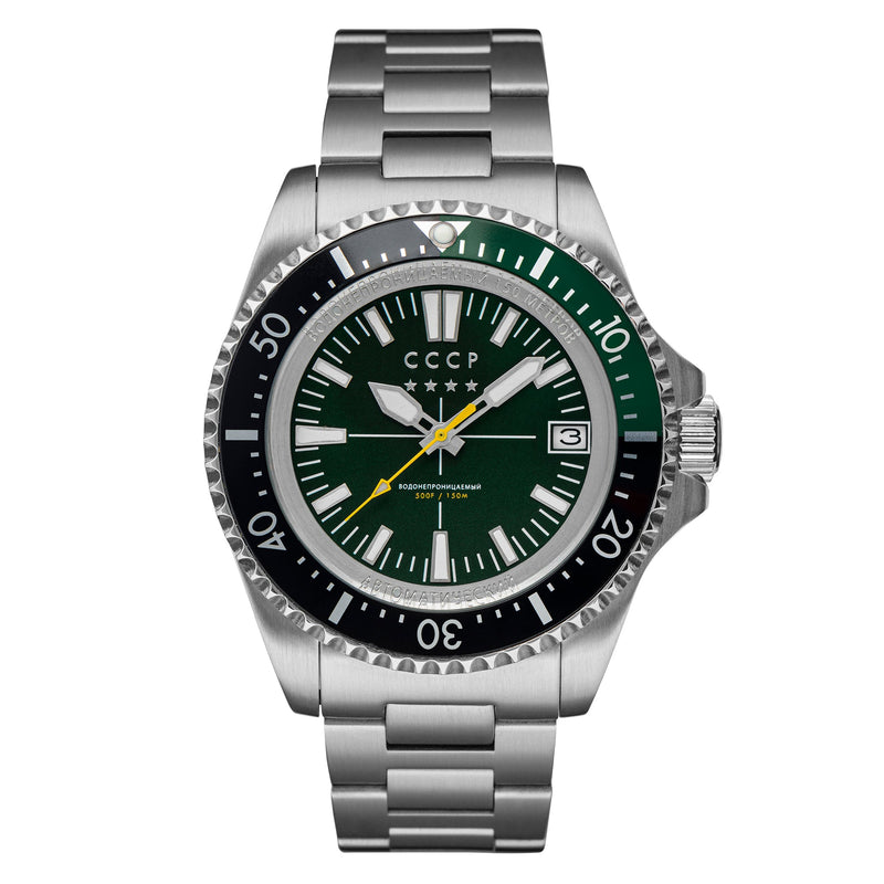 Green / Steel