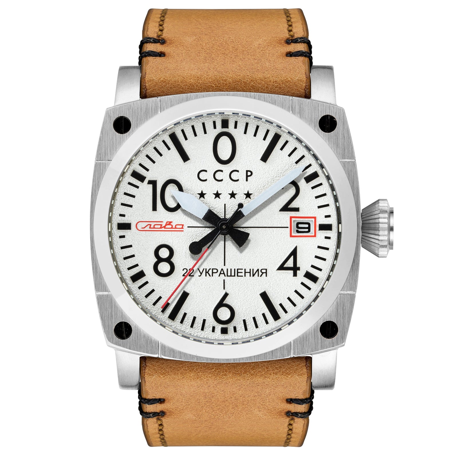 Aviation Gurevich Silver White / Brown