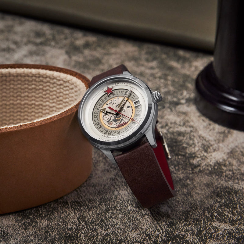 Space Tsiolkovksky Silver White / Brown