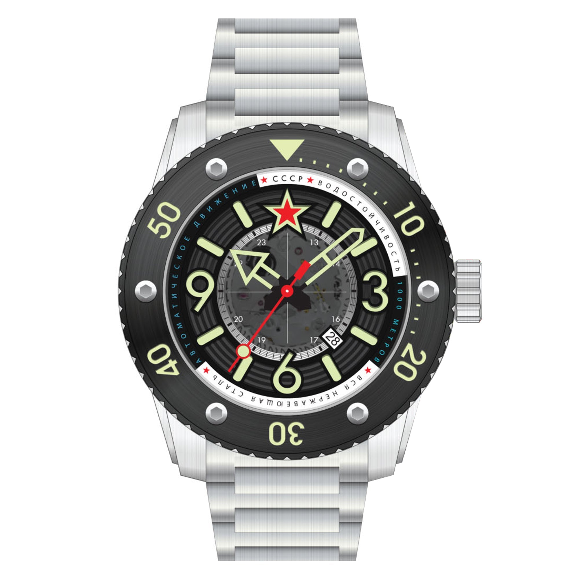 Naval Barrakuda Limited Edition Black / Steel
