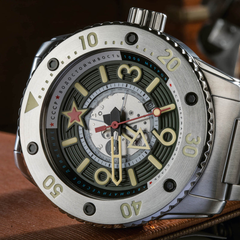 Naval Barrakuda Limited Edition Green / Steel