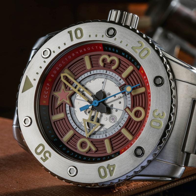 Naval Barrakuda Limited Edition Red / Steel