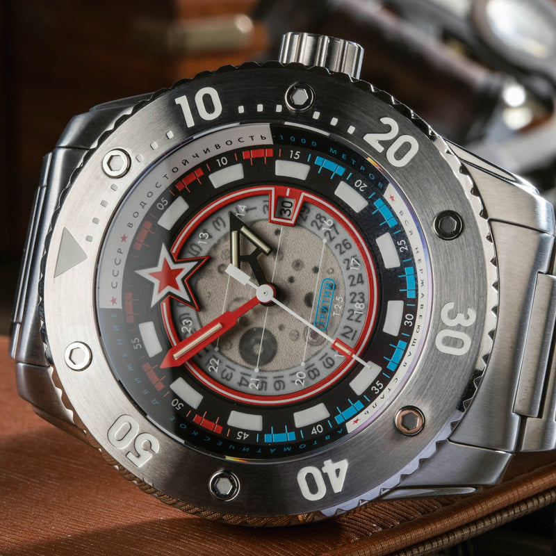 Naval Kondor Tritium Automatic Black / Steel