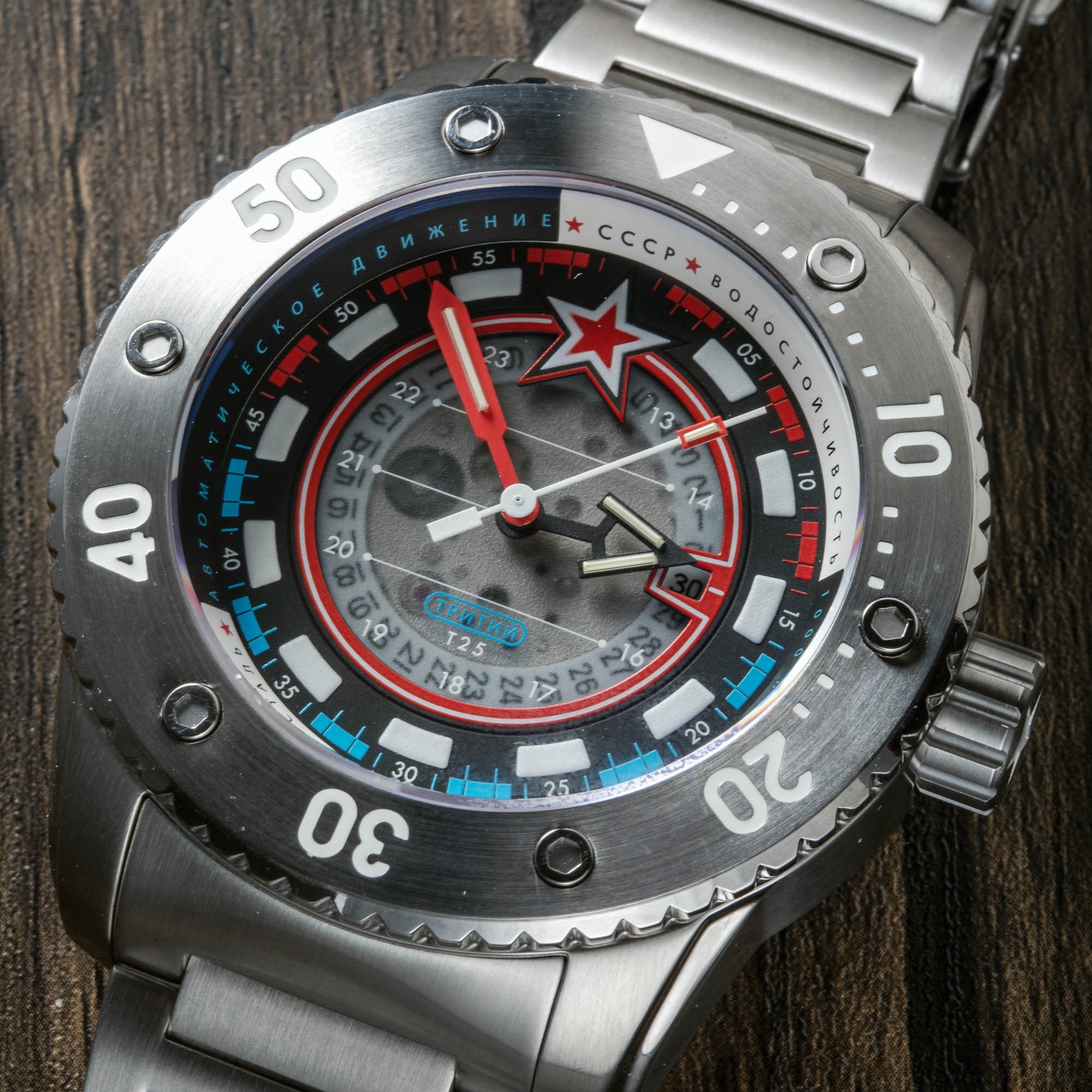 Naval Kondor Tritium Automatic Black / Steel