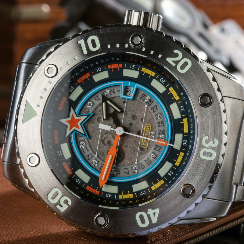 Naval Kondor Tritium Automatic Blue / Steel