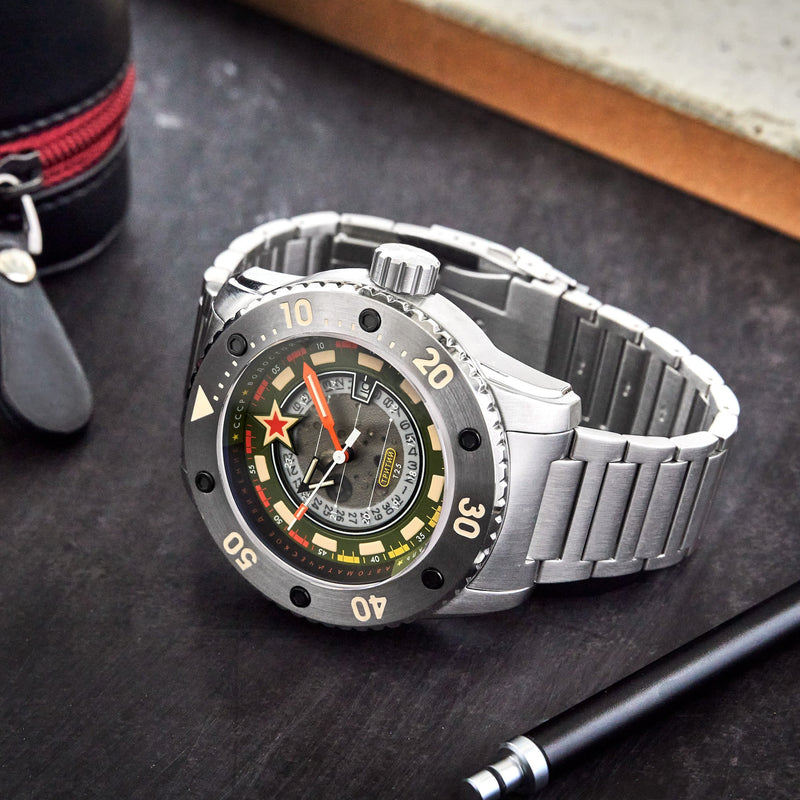 Naval Kondor Tritium Automatic Green / Steel