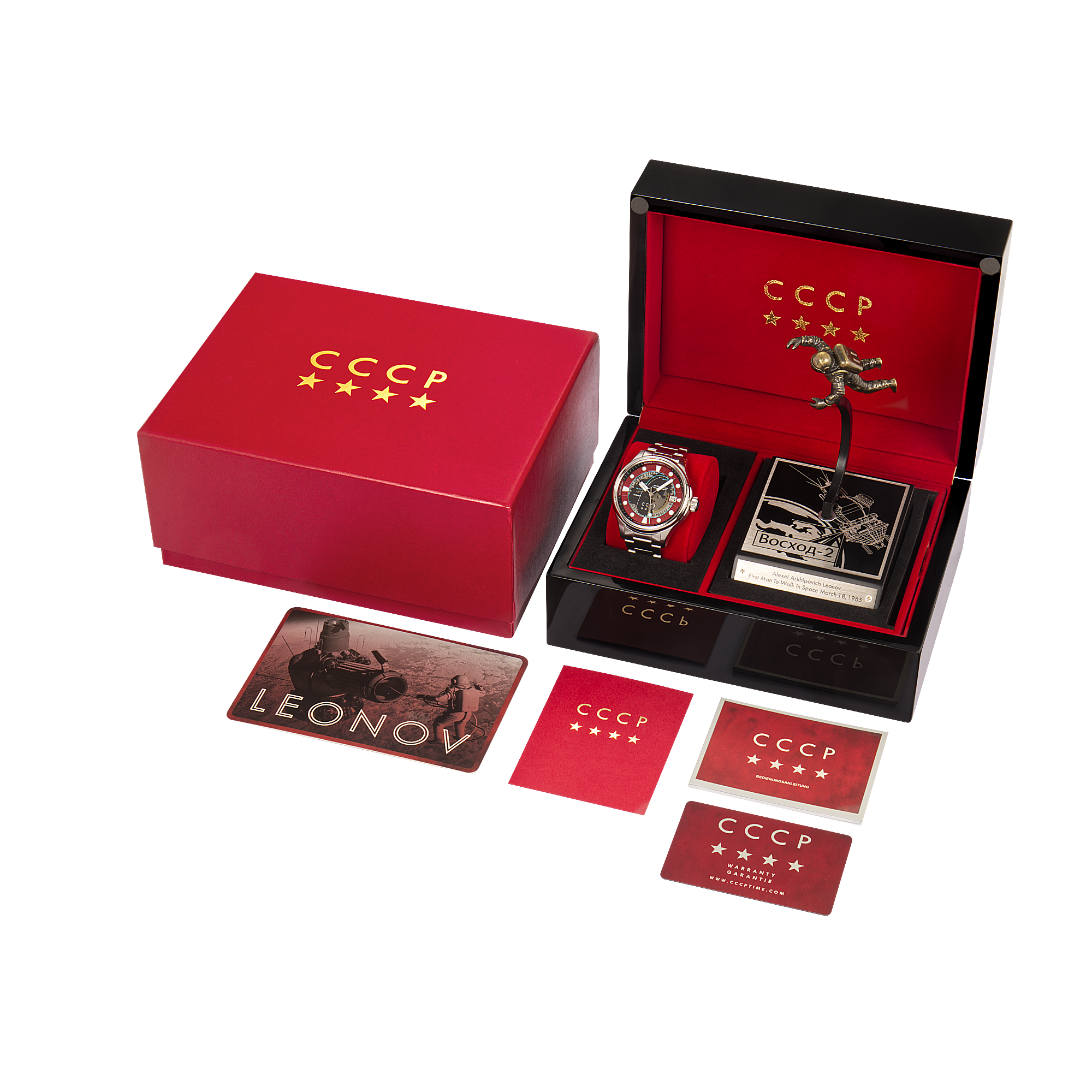 Leonov Automatic Red / Steel
