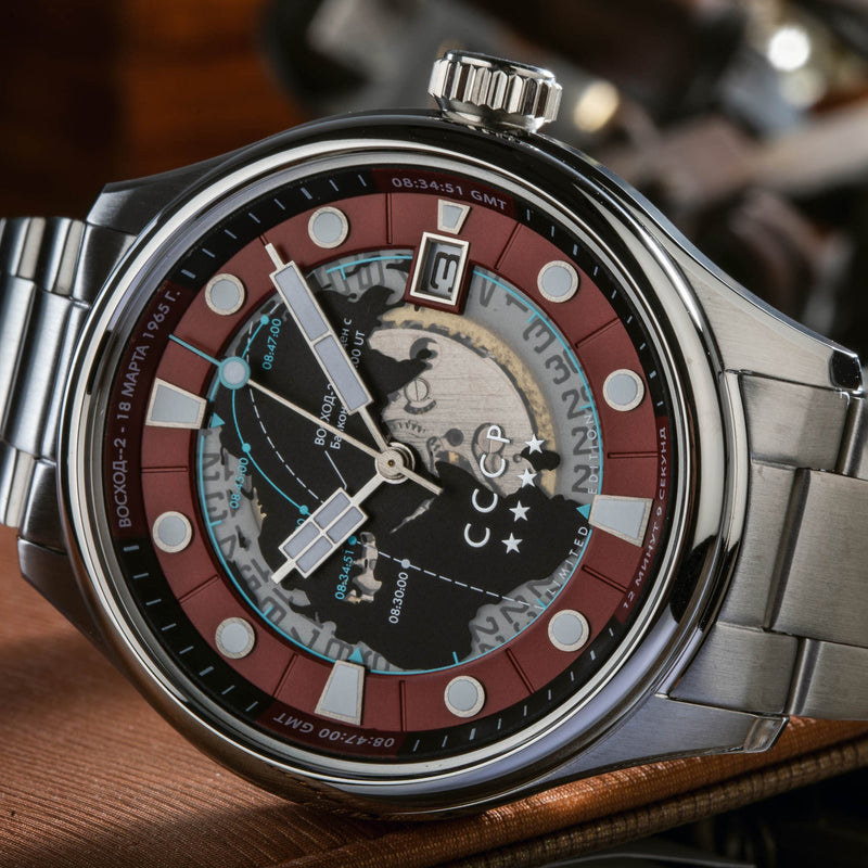 Leonov Automatic Red / Steel