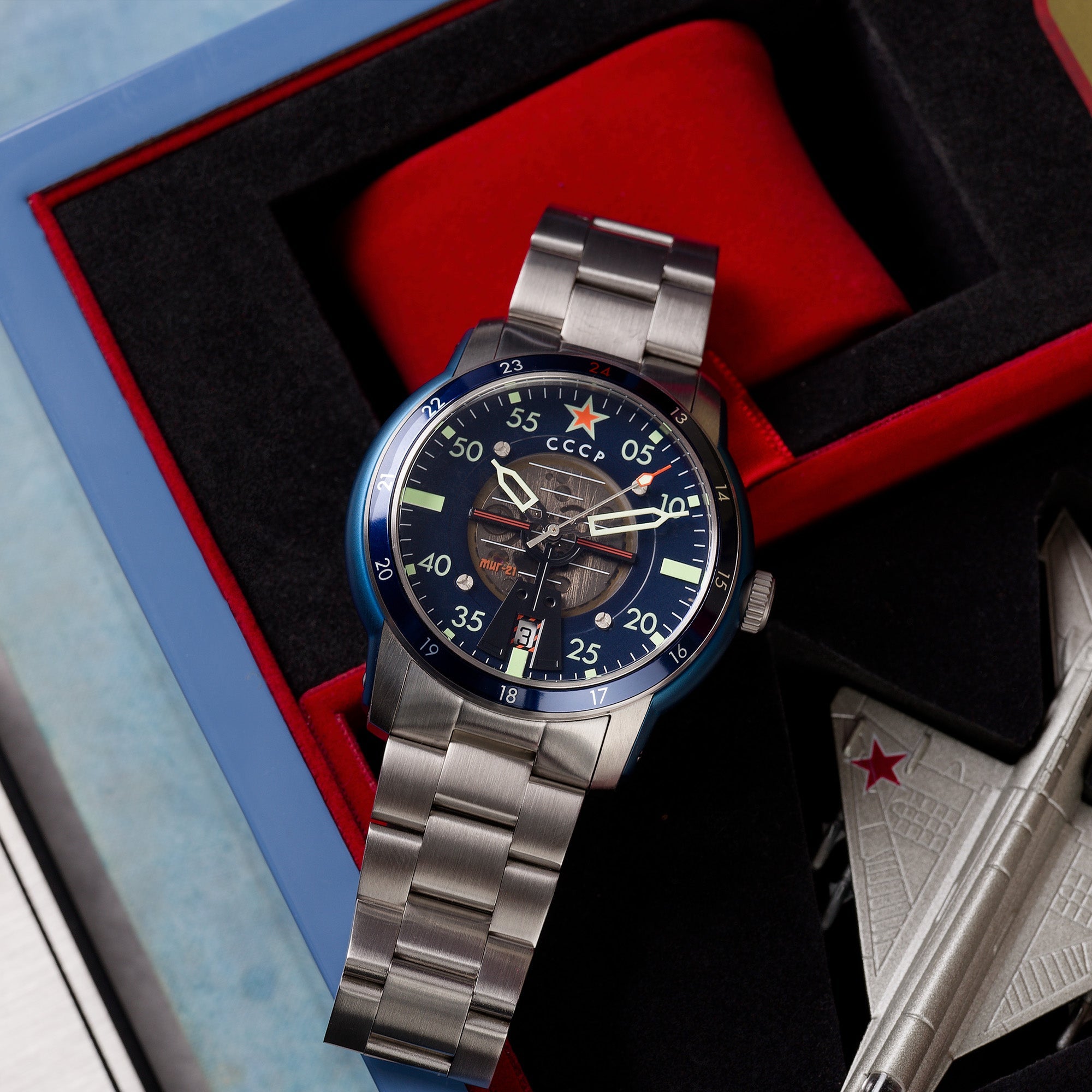 Mig-21 Automatic Blue / Steel