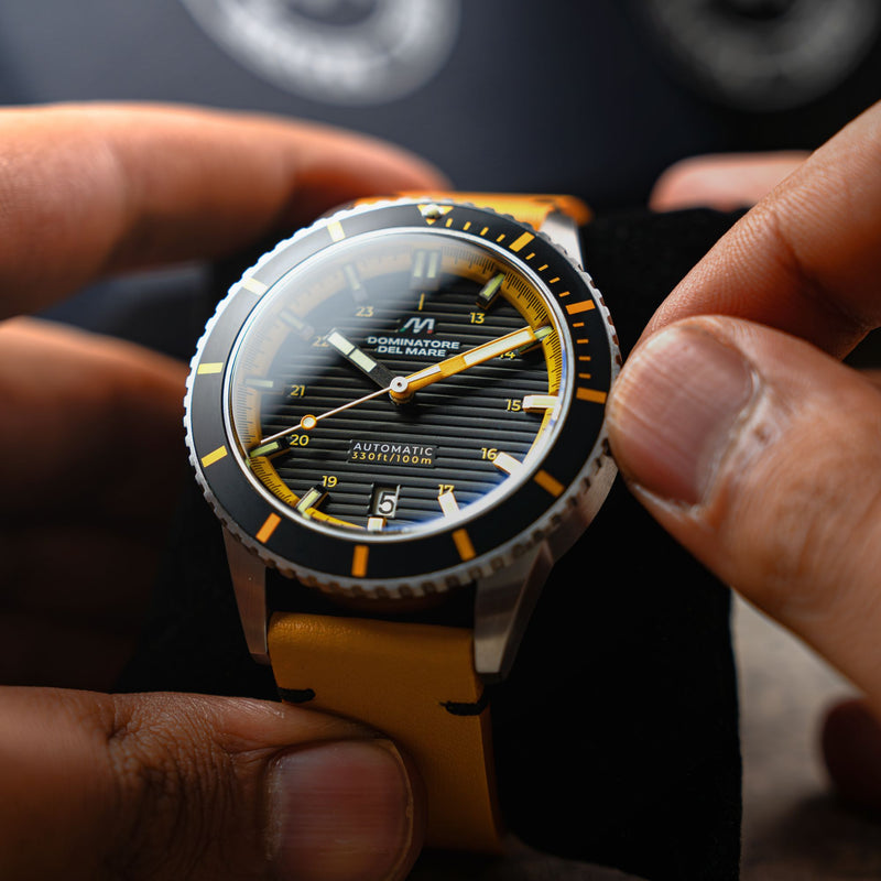 Scilla Automatic Mustard Yellow