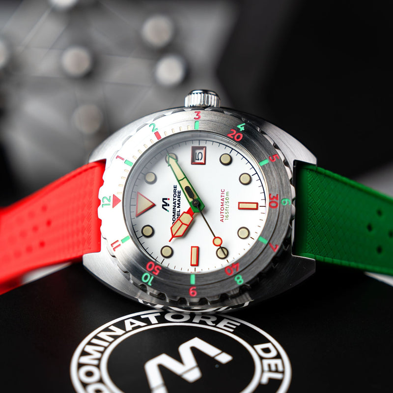 Amalfi Automatic Candy Cane White