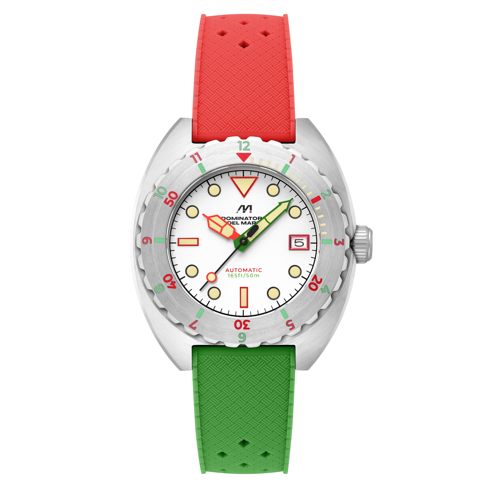 Amalfi Automatic Candy Cane White