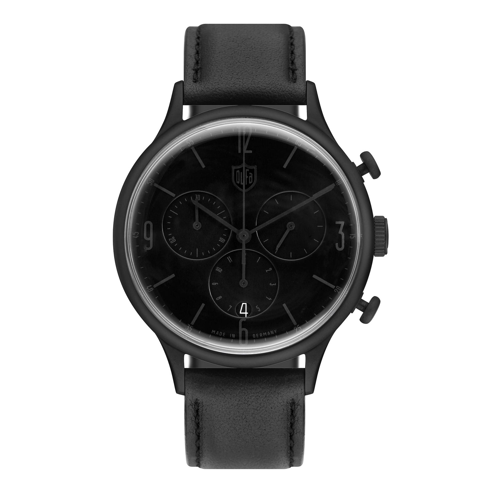 Van Der Roche Chronograph All Plain Black