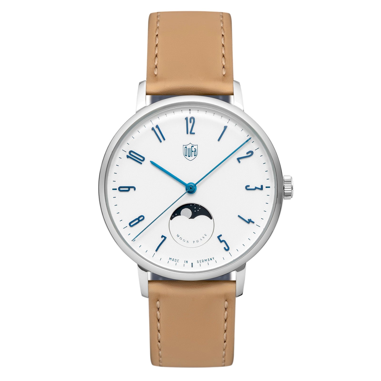 Gropius Moonphase Saddle Tan White