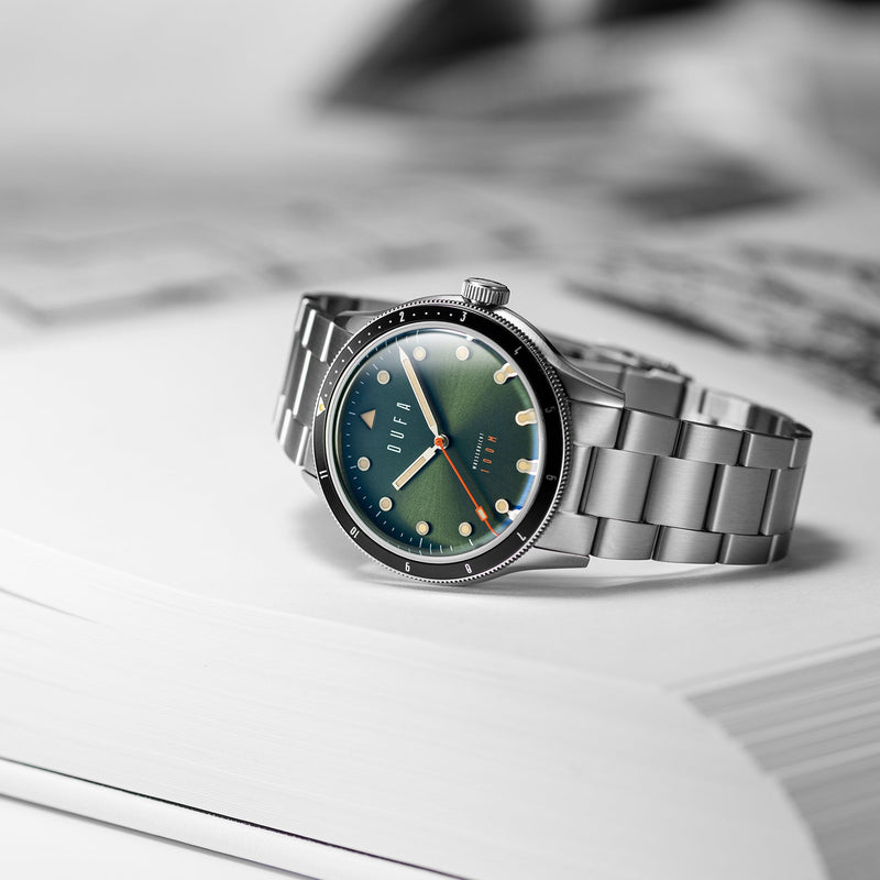 Tauchen Meca Quartz English Green