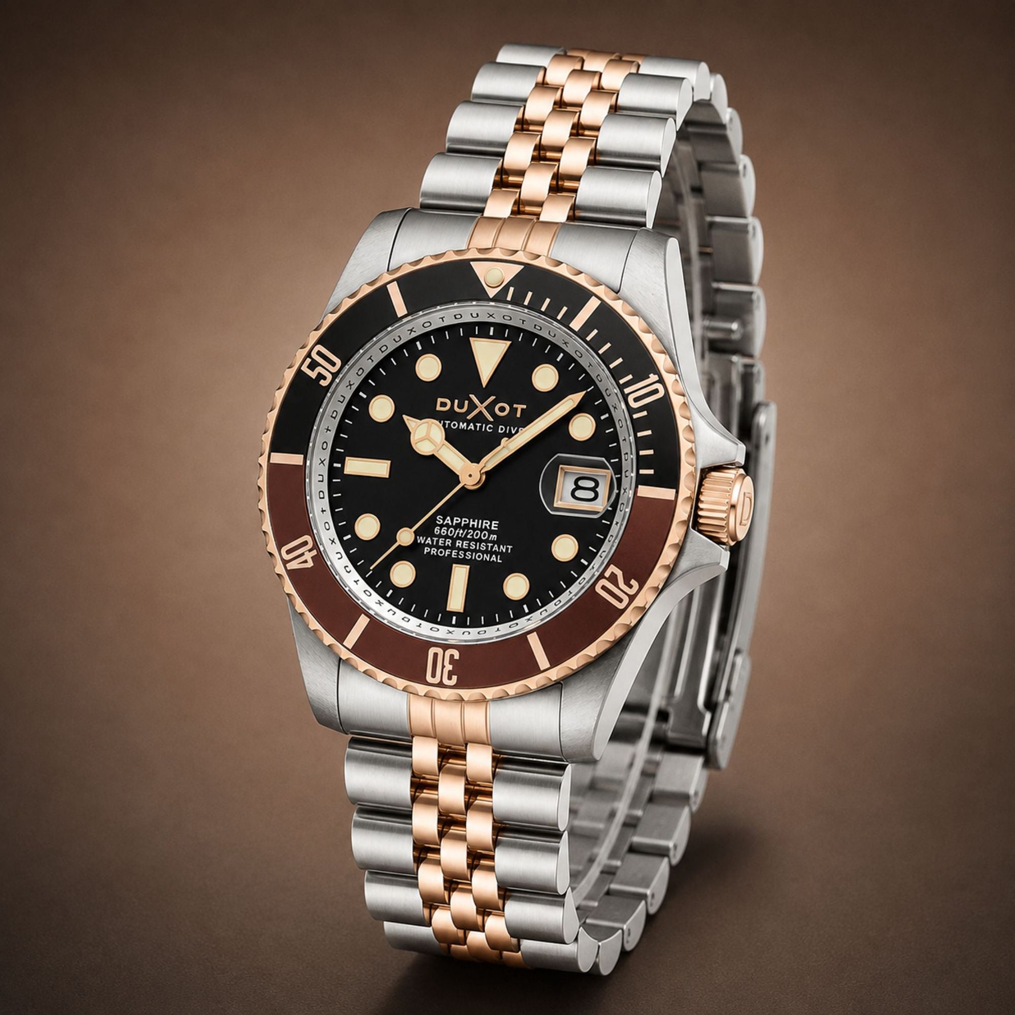 Atlantica Diver Automatic Two Tone Brown