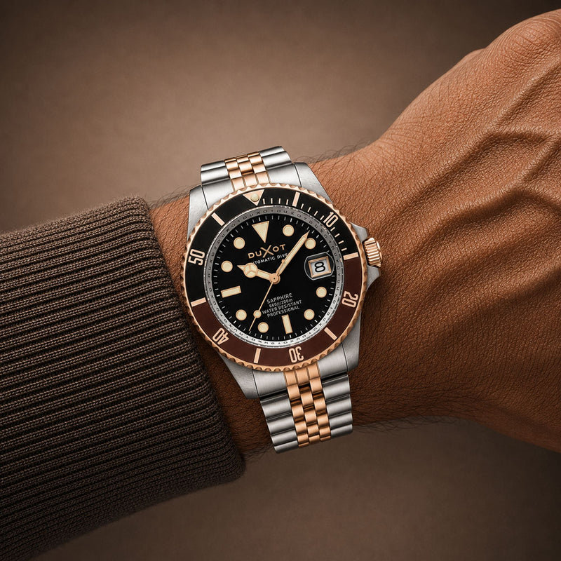 Atlantica Diver Automatic Two Tone Brown