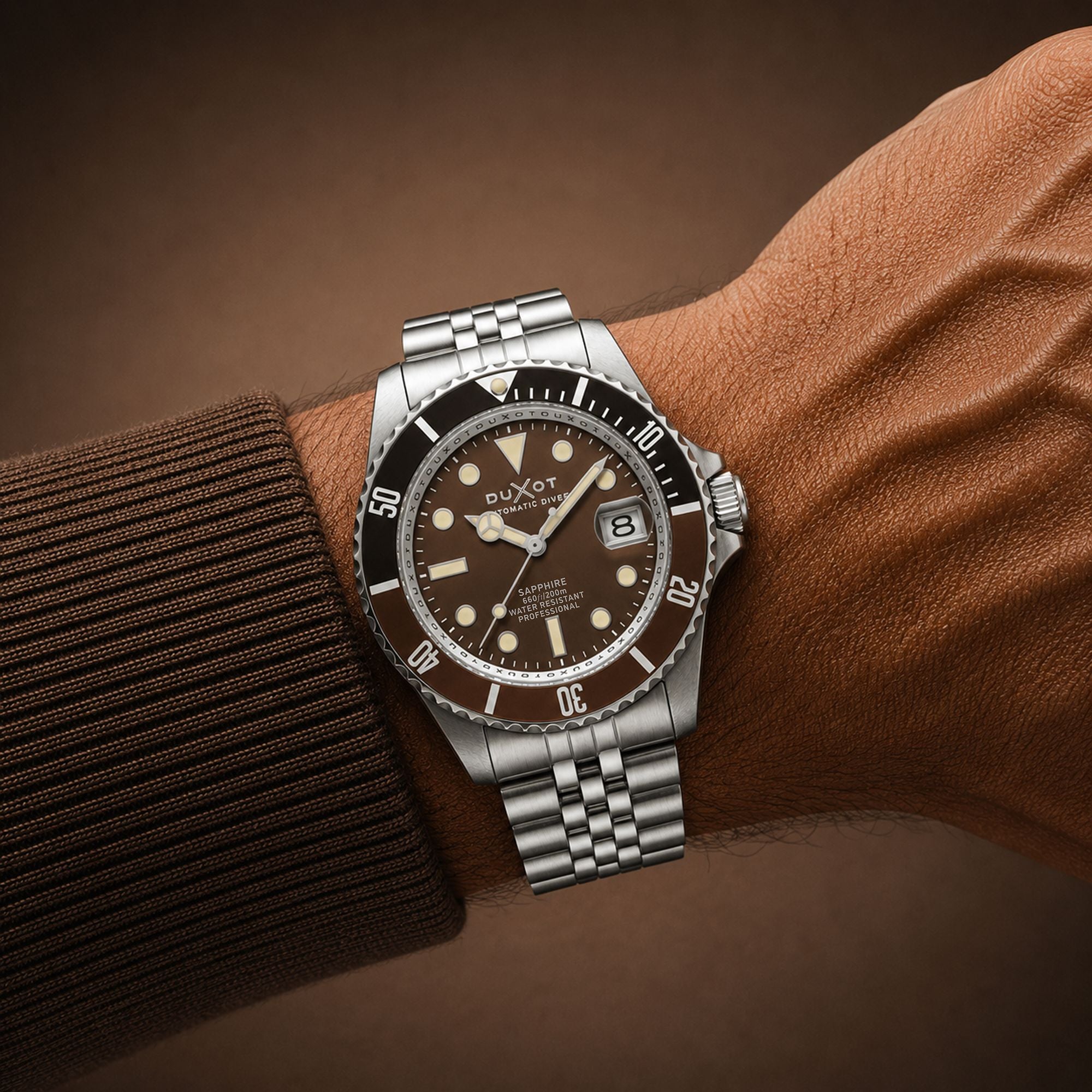 Atlantica Diver Automatic Chocolate Brown