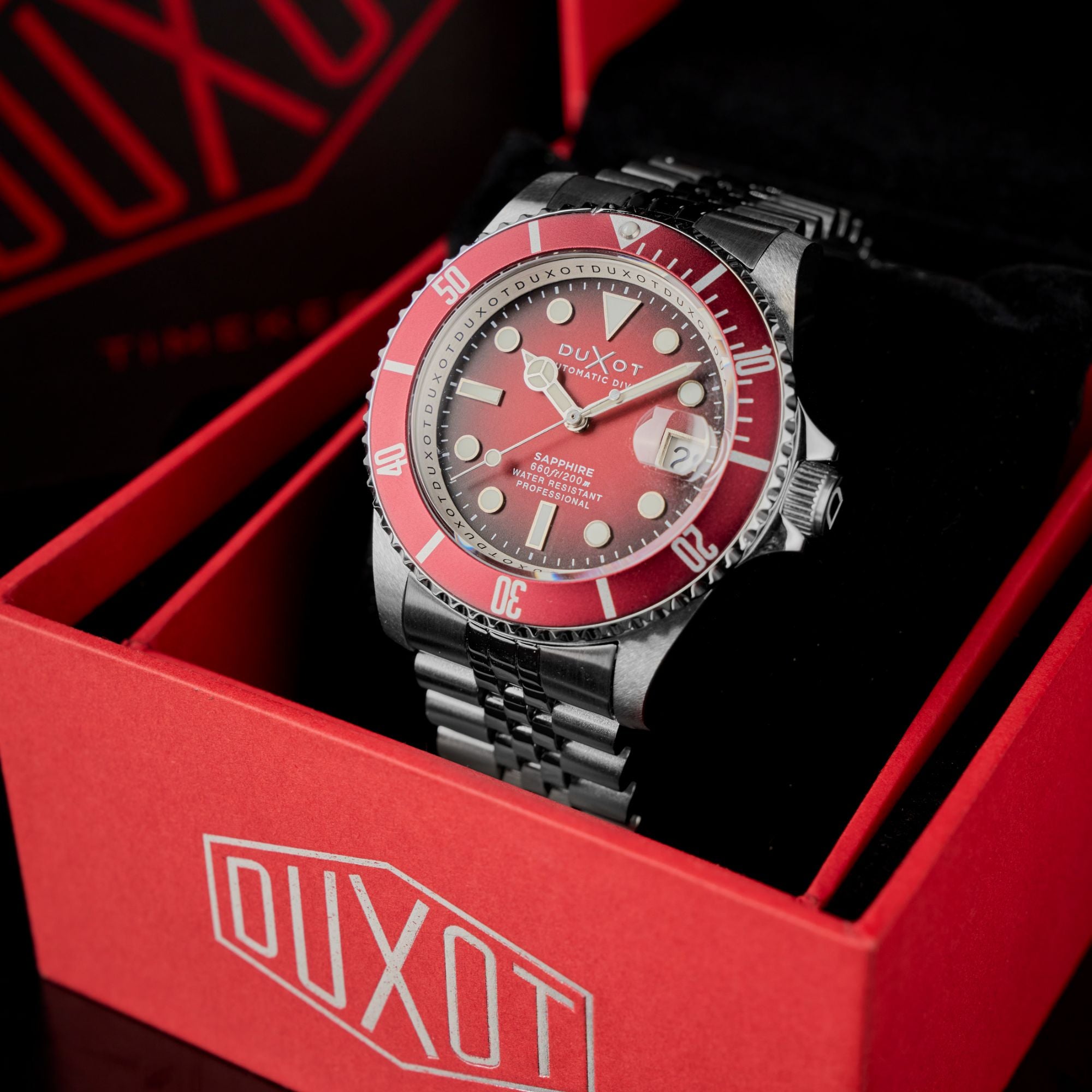 Atlantica Diver Automatic Merlot Red