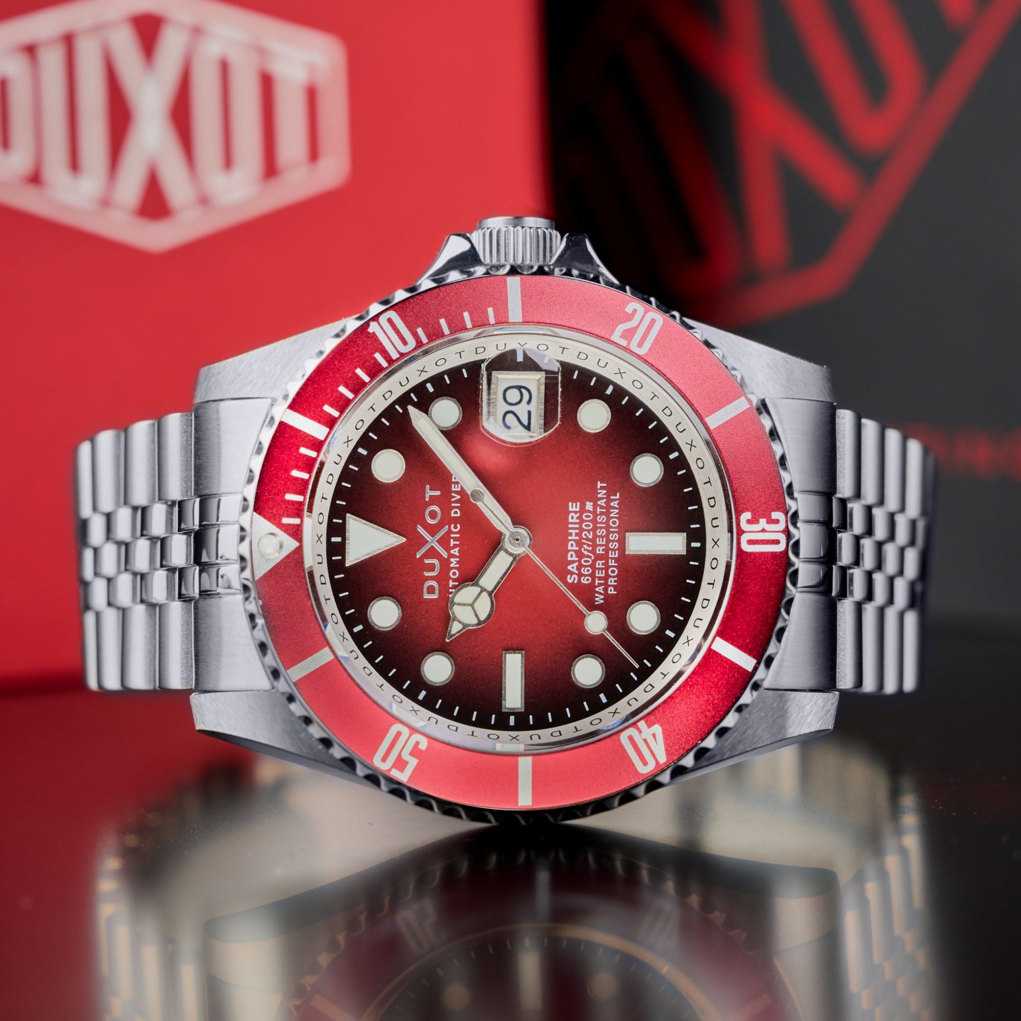 Atlantica Diver Automatic Merlot Red