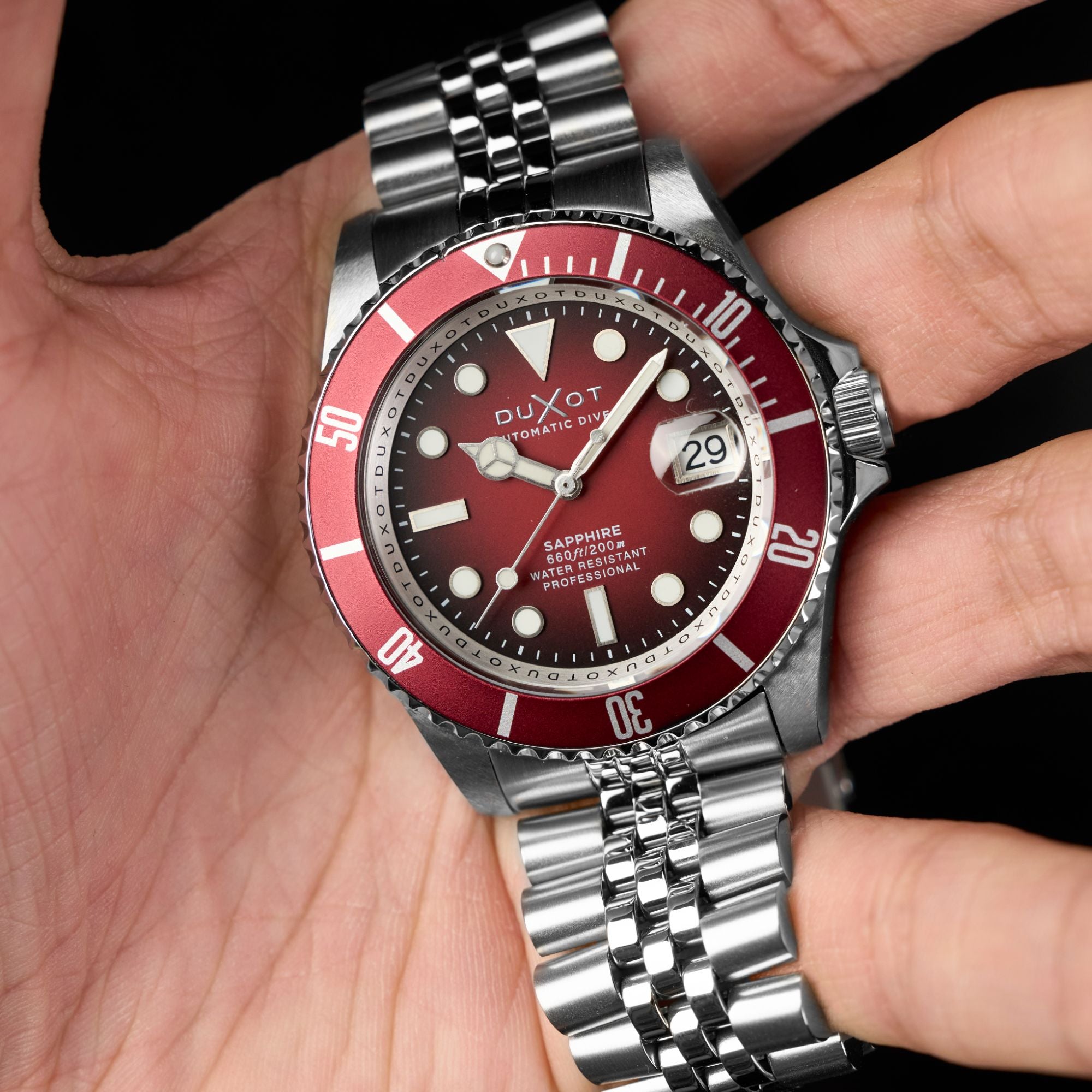 Atlantica Diver Automatic Merlot Red