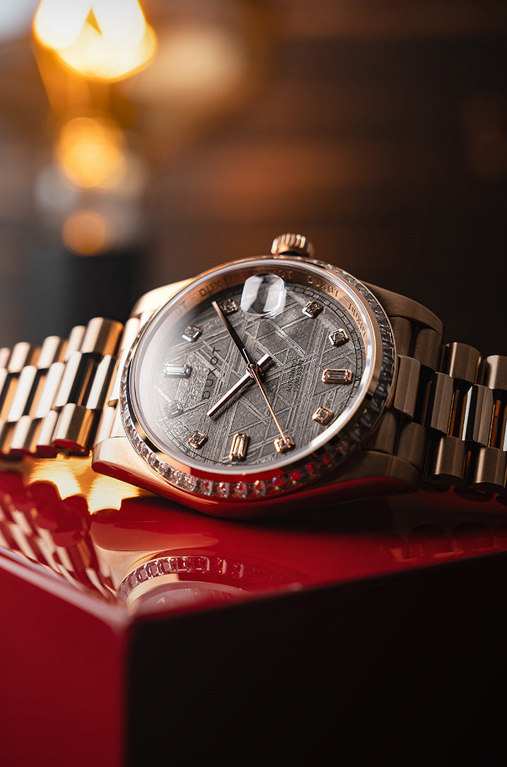 Serenata Automatic Limited Edition Rose Gold Meteorite