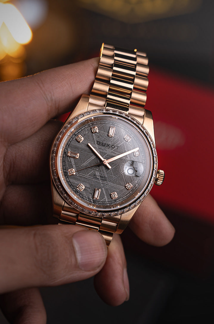 Serenata Automatic Limited Edition Rose Gold Meteorite