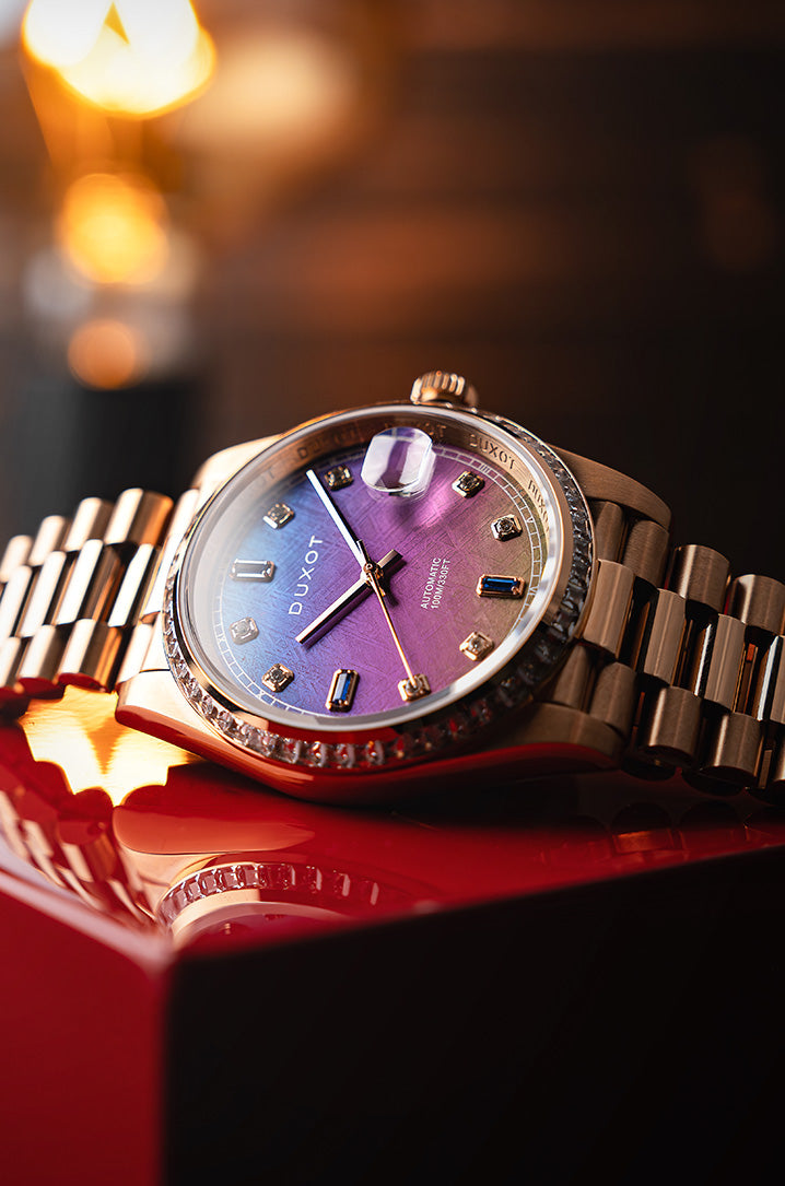Serenata Automatic Limited Edition Rose Gold Colored Meteorite