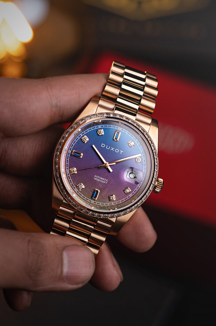 Serenata Automatic Limited Edition Rose Gold Colored Meteorite