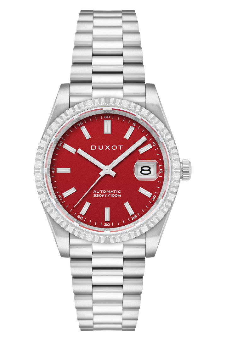 Marcel Automatic Firebrick Red