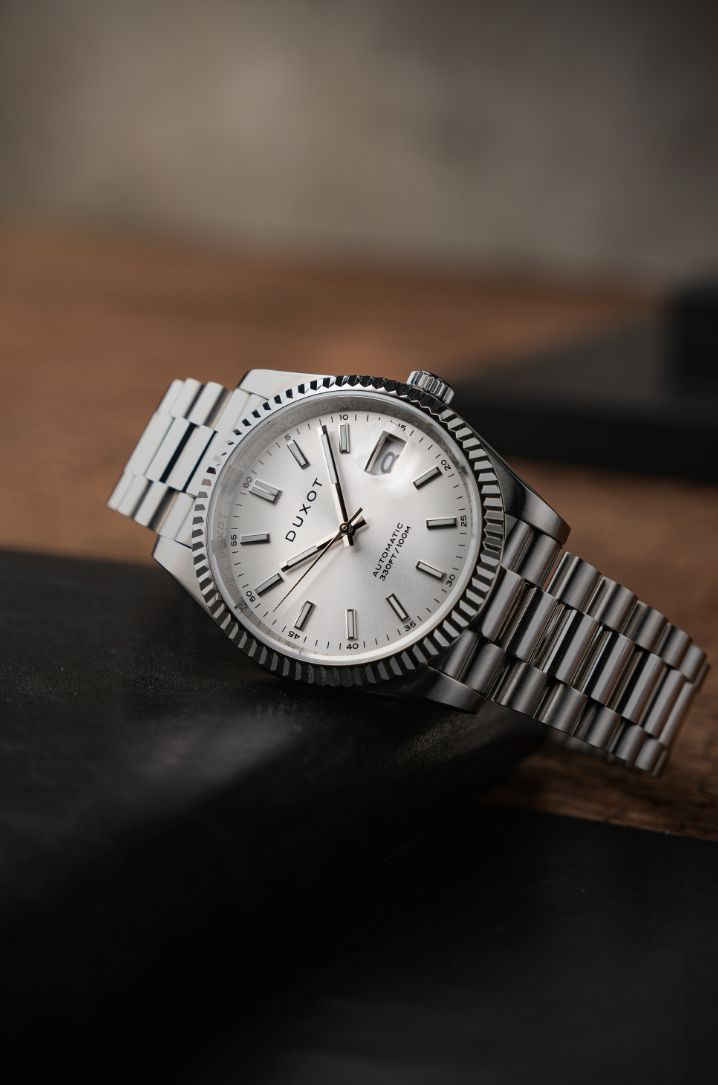 Marcel Automatic Sunray Silver
