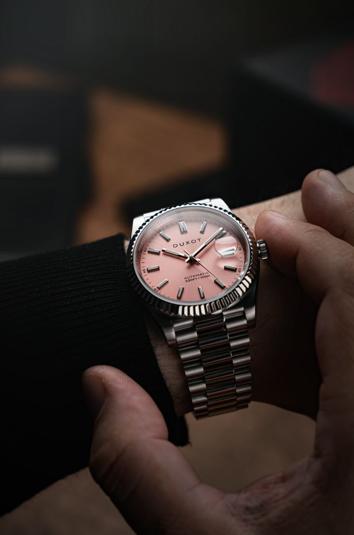 Marcel Automatic Steel Pink