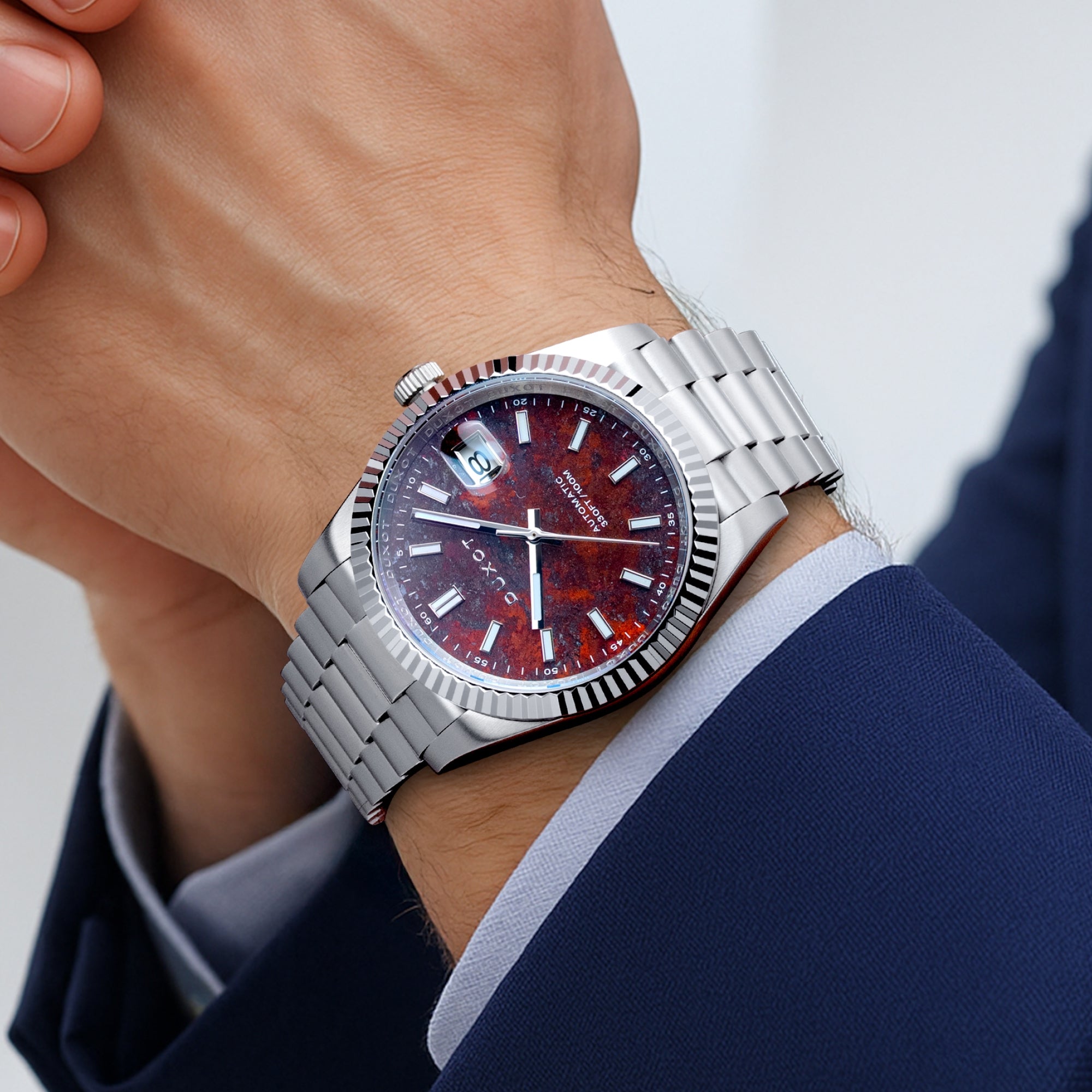 Marcel Automatic Lapidary Limited Edition Red Granite